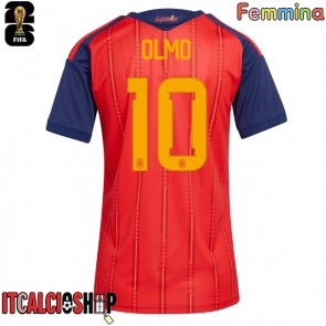 Spagna Dani Olmo #10 Prima Maglia Femmina Mondiali 2026 Manica Corta